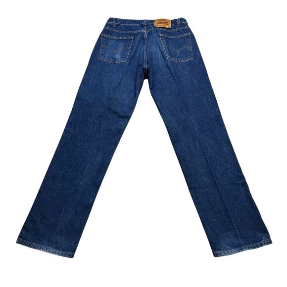 Vintage Levi’s 505 Regular Fit Straight Leg Jeans Blue Denim 34x30 Actual 32x31 - Picture 10 of 13